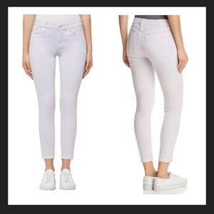 J Brand Photo Ready Mid-Rise Capri Frosted Amethyst